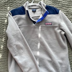 Vineyard Vines Snap Up Fleece Jacket Medium